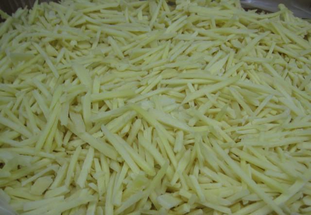 Frozen ginger slices